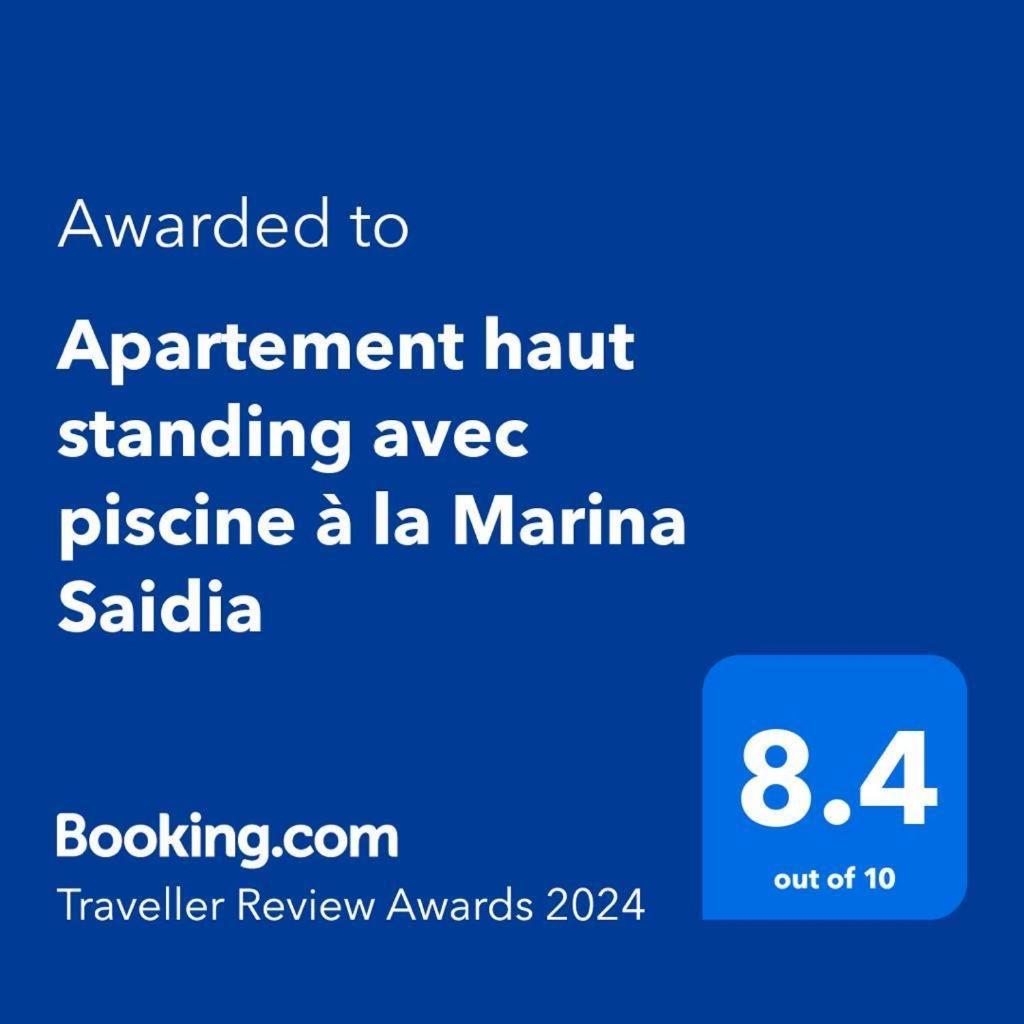 Apartement Haut Standing Avec Piscine A La Marina Saïdia Kültér fotó